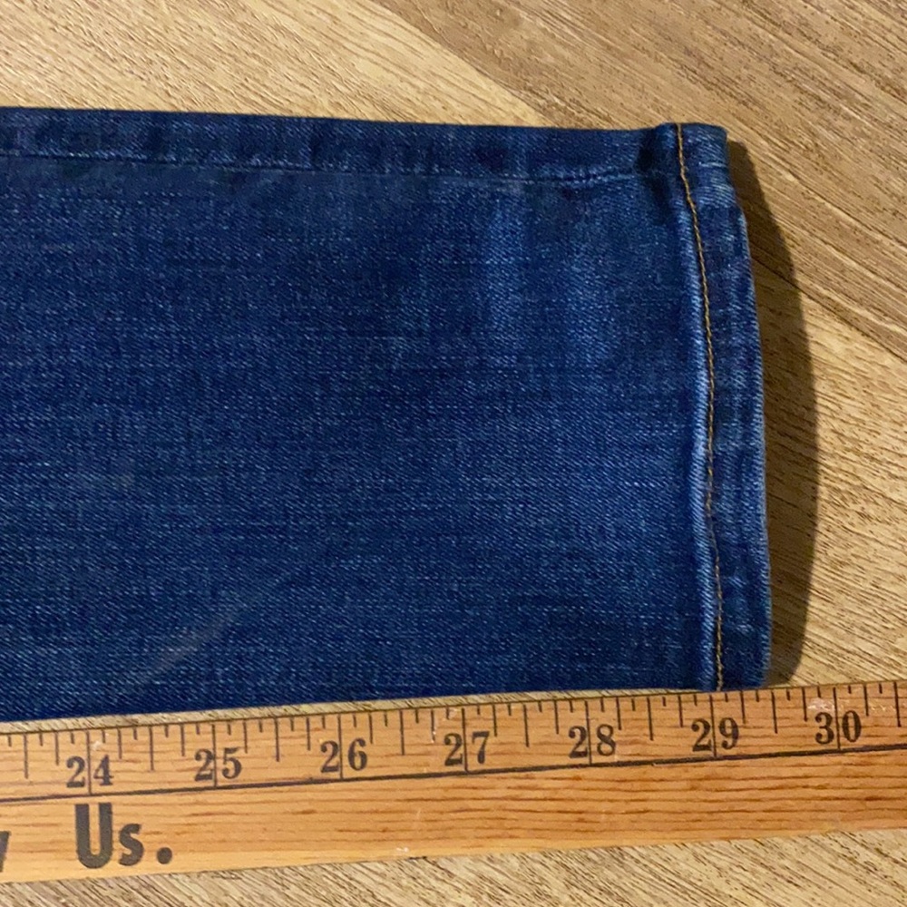 Lucky Brand Brooke Skinny jeans, ankle. SZ0. Made in USA. White Oak Cone Denim - Picture 9 of 13